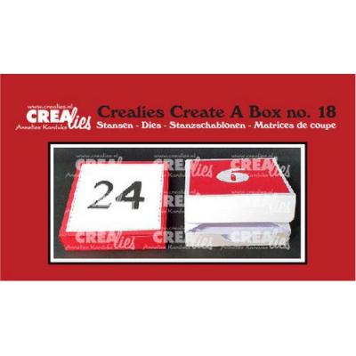 Crealies Stanzschablonen - Create A Box Nr. 18 Adventsbox