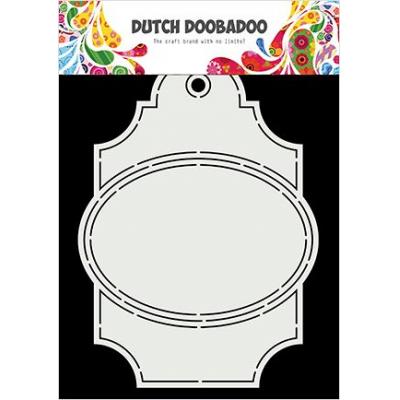 Dutch DooBaDoo Card Art Schablone - Label