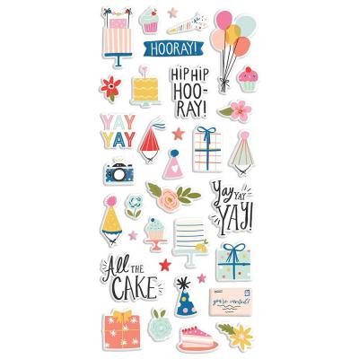 Simple Stories Celebrate! Sticker - Puffy Stickers