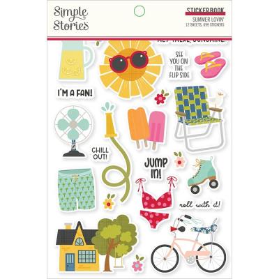 Simple Stories Summer Lovin' Sticker - Stickerbook