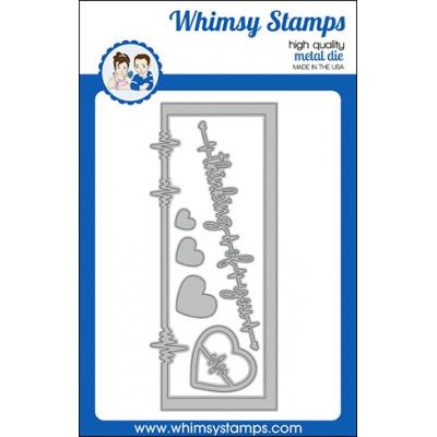 Whimsy Stamps Denise Lynn and Deb Davis Outline Die Set - Heartbeats