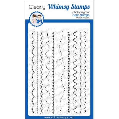 Whimsy Stamps Deb Davis Clear Stamps - Stitches