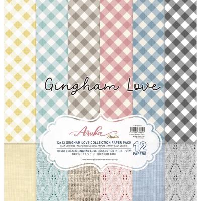 Asuka Studio Gingham Love Designpapiere - Collection Pack