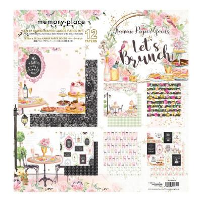 Asuka Studio Kawaii Paper Goods Let's Brunch Designpapiere - Collection Pack