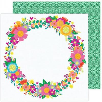 American Crafts Paige Evans Splendid Designpapier - Wreath