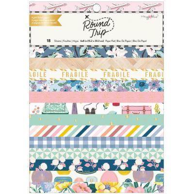 American Crafts Maggie Holmes Round Trip Designpapiere - Paper Pad