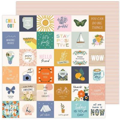 American Crafts Jen Hadfield Live & Let Grow Designpapier - Let's Grow