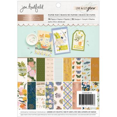 American Crafts Jen Hadfield Live & Let Grow - Paper Pad