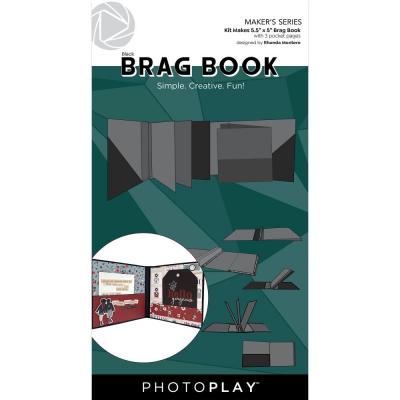 Photoplay Paper Brag Book - Black
