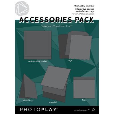 Photoplay Paper Brag Book Accessories Pack - Black