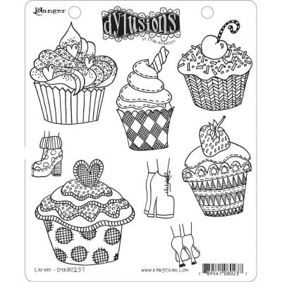 Ranger Dylusions Dyan Reaveley's Cling Stamps - Eat Me