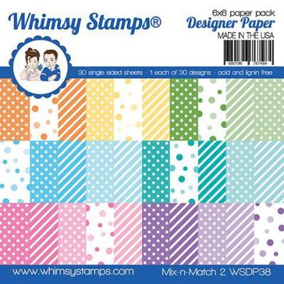 Whimsy Stamps Deb Davis Designpapier - Mix N Match 2