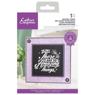 Crafter's Companion Clear Stamp - Amazing Things