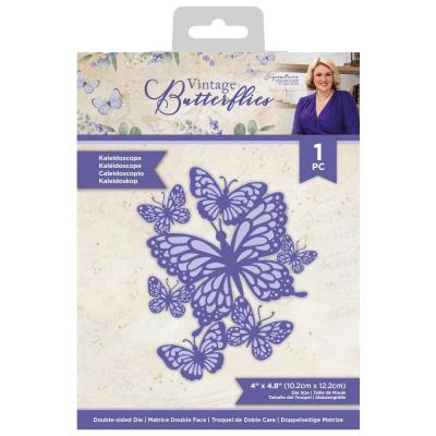 Crafter's Companion Vintage Butterflies Metal Dies - Kaleidoscope