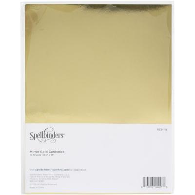 Spellbinders Color Essentials Cardstock - Mirror Gold