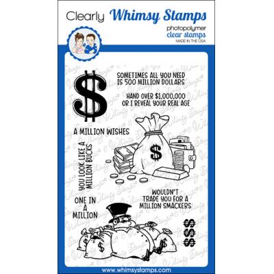 Whimsy Stamps Deb Davis Clear Stamps - A Million Wishes