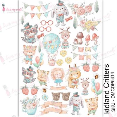 Dress My Craft Kidland Transferpapier - Critters