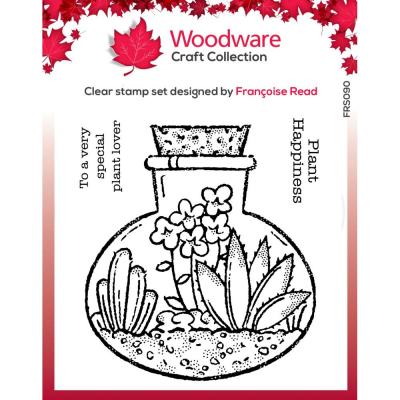 Creative Expressions Woodware Clear Stamp - Terrarium