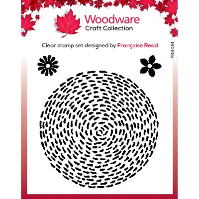 Creative Expressions Woodware Clear Stamp - Stitched Circle