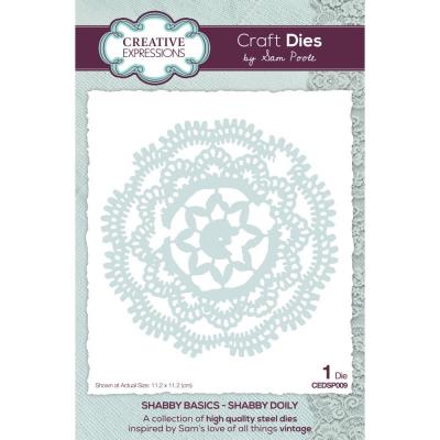 Creative Expressions Craft Dies By Sam Poole - Shabby Doily