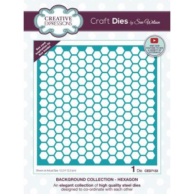 Creative Expressions Craft Dies By Sue Wilson - Hexagon