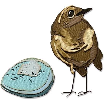 Sizzix Thinlits Die Set - Bird & Egg Colorize