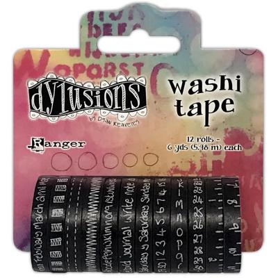 Ranger Dylusions Dyan Reaveley's - Washi Tape Set Black
