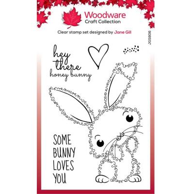 Creative Expressions Woodware Clear Stamps - Singles Fuzzie Friends - Bella The Bunny
