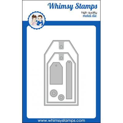 Whimsy Stamps Denise Lynn And Deb Davis Die - Mini Slim Tags