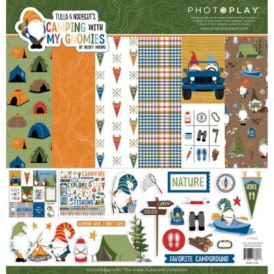 PhotoPlay Camping With My Gnomies Designpapiere - Collection Pack