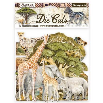 Stamperia Savana Die Cuts - Animals