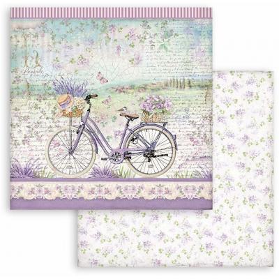 Stamperia Provence Designpapier - Bicycle