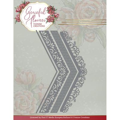 Find It Trading Yvonne Creations Graceful Flowers Stanzschablonen - Graceful Borders