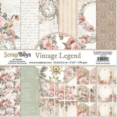 ScrapBoys Vintage Legend Designpapiere - Paper Pack