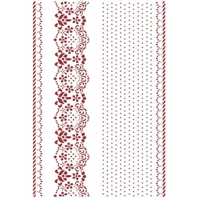 Stamperia Provence Stencil - Borders