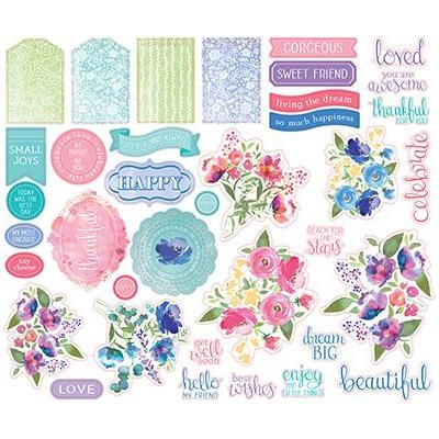 LDRS Creative Lovely Watercolor Die Cuts -  Ephemera