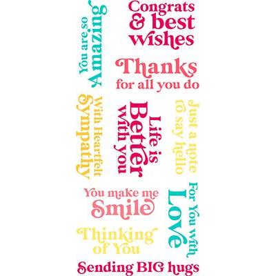 LDRS Creative Clear Stamps - Everyday Sayings