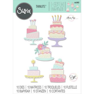 Sizzix By Olivia Rose Thinlits Die Set - Build A Cake