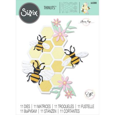 Sizzix By Olivia Rose Thinlits Die Set - Bee Hive