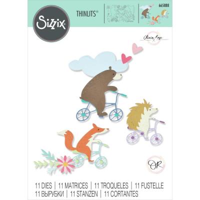 Sizzix By Olivia Rose Thinlits Die Set - Joy Riders