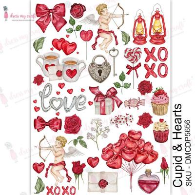 Dress My Craft Transferpapier - Cupid & Hearts