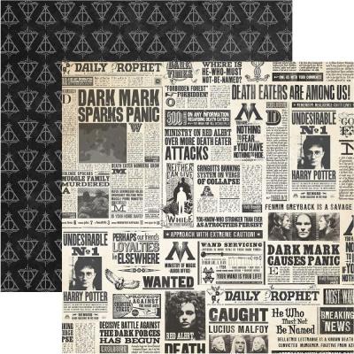 Paper House Harry Potter Designpapier - Newspaper
