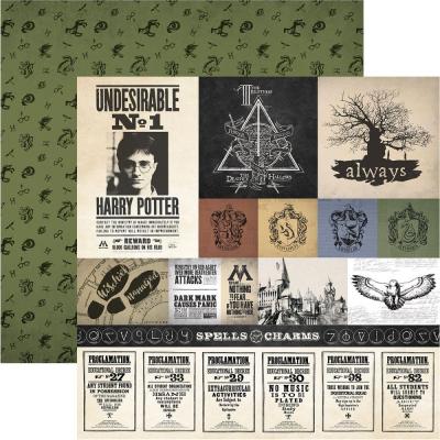 Paper House Harry Potter Designpapier - Parchment Tags