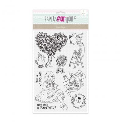 Papers For You Magic Wonderland Clear Stamps - Alice