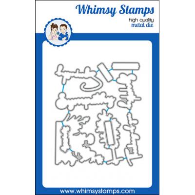 Whimsy Stamps Deb Davis Outline Die Set - Sympathy Silhouette