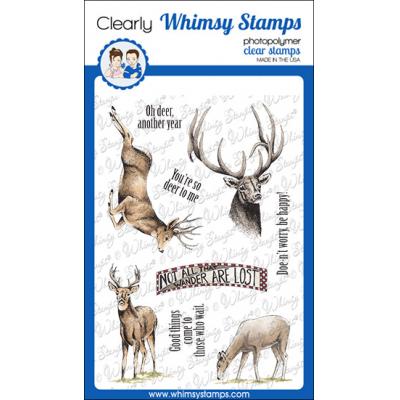 Whimsy Stamps DoveArt Clear Stamps - Oh Deer Clear