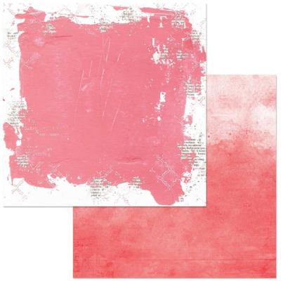 49 And MarketSpectrum Sherbert Designpapier - Solid - Raspberry