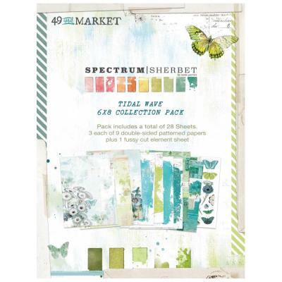 49 and Market Spectrum Sherbert Designpapiere - Collection Pack Tidal Wave