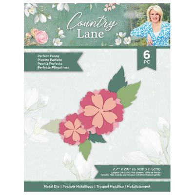 Crafter's Companion Country Lane Metal Dies - Perfect Peony