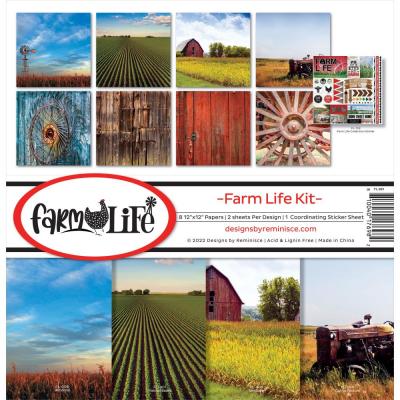 Reminisce Farm Life Designpapiere - Collection Kit